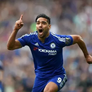 Falcao Scores First Goal Print (Chelsea vs Crystal Palace, 2015) Falcao Scores First Goal Print (Chelsea vs Crystal Palace, 2015)