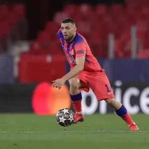 FC Porto vs. Chelsea FC - Mateo Kovacic in UEFA Champions League Quarterfinal at Empty Estadio Ramon Sanchez Pizjuan, Seville, Spain (April 2021) FC Porto vs. Chelsea FC - Mateo Kovacic in UEFA Champions League Quarterfinal at Empty Estadio Ramon Sanchez Pizjuan, Seville, Spain (April 2021)
