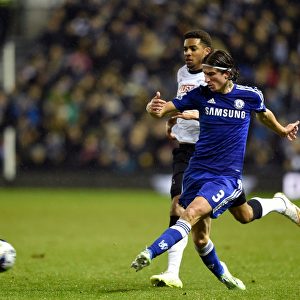 Felipe Luis Scores Chelsea's Second Goal in Capital One Cup Quarterfinal vs. Derby County (December 16, 2014)