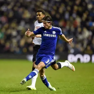 Felipe Luis Scores Chelsea's Second Goal Print (December 16, 2014)