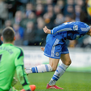 Fernando Torres Scores Chelsea's Third Goal Past Allan McGregor (Hull City vs. Chelsea, January 11, 2014)