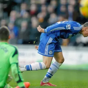 Fernando Torres Scores Past Allan McGregor Print