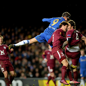 Fernando Torres Scores Chelsea's Third Goal Against Rubin Kazan in EU Europa League Quarterfinal (April 4, 2013)