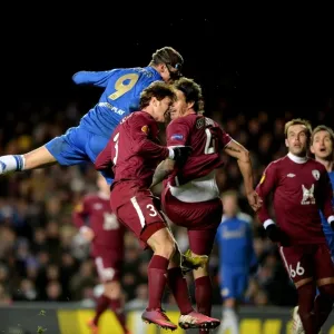Print of Fernando Torres Scoring Chelsea's Third Goal Print of Fernando Torres Scoring Chelsea's Third Goal