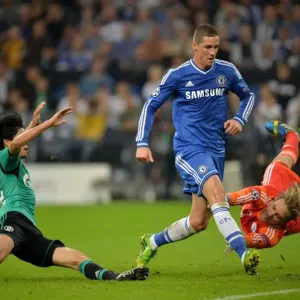Fernando Torres Scores Chelsea's Second Goal: Schalke 04 vs. Chelsea, UEFA Champions League - Group E, Veltins-Arena (22nd October 2013) Fernando Torres Scores Chelsea's Second Goal: Schalke 04 vs. Chelsea, UEFA Champions League - Group E, Veltins-Arena (22nd October 2013)