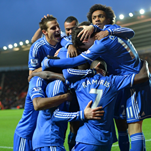 Fernando Torres Scores First Goal for Chelsea Against Southampton (January 1, 2014)