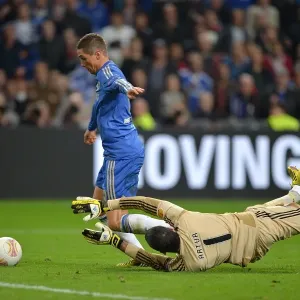 Fernando Torres Scores the Opener: Chelsea's Europa League Victory vs. Benfica (May 16, 2013, Amsterdam Arena)