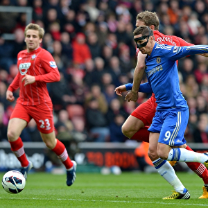 Fernando Torres vs. Jos Hooiveld: A Premier League Battle - Southampton vs. Chelsea (March 30, 2013)