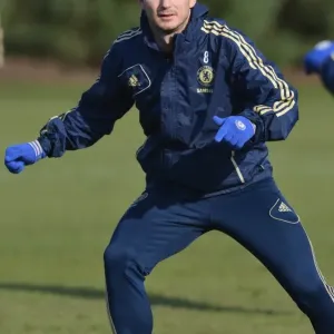 Franck Lampard dirige une séance de formation du Chelsea au terrain de Cobham (Premier League) Franck Lampard dirige une séance de formation du Chelsea au terrain de Cobham (Premier League)