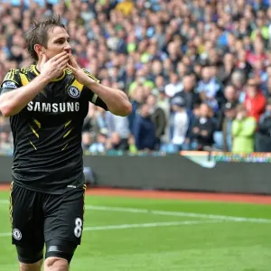 Frank Lampard Double Print: Chelsea vs Aston Villa Premier League Match Frank Lampard Double Print: Chelsea vs Aston Villa Premier League Match