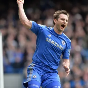 Frank Lampard Print - Chelsea FC Goal Celebration