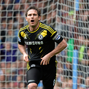 Frank Lampard's Double Strike: Chelsea Secures Victory over Aston Villa in the Barclays Premier League (11th May 2013)