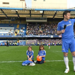 Print of Frank Lampard's Emotional Farewell Speech at Stamford Bridge Print of Frank Lampard's Emotional Farewell Speech at Stamford Bridge
