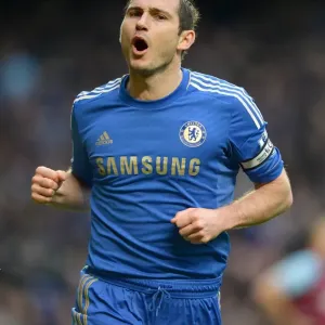 Frank Lampard Euphoric Goal Celebration Print Frank Lampard Euphoric Goal Celebration Print
