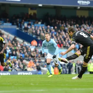 La penaltina de Frank Lampard denegada; el Manchester City se impone al Chelsea (2/4/13)