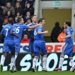 Print of Frank Lampard's Goal at Newcastle United (February 2, 2013) Print of Frank Lampard's Goal at Newcastle United (February 2, 2013)