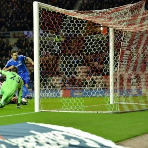 L'effondrement de Frank Lampard : But du premier but des Blues contre les Black Cats le 17 décembre 2013