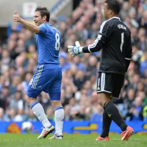 Frank Lampard Print - Chelsea vs Swansea Goal Celebration