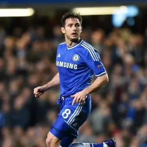 Frank Lampard Print - Chelsea vs Galatasaray UEFA Champions League 2014 Frank Lampard Print - Chelsea vs Galatasaray UEFA Champions League 2014