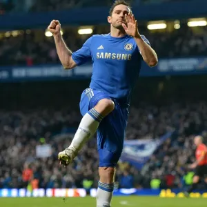 Frank Lampard Print: Chelsea Goal Celebration