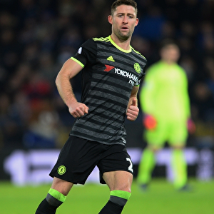 Gary Cahill in Action: Premier League 2017 - Chelsea vs Leicester City (Away)