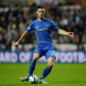 Gary Cahill Print - Swansea v Chelsea League Cup Semi Final 23rd January