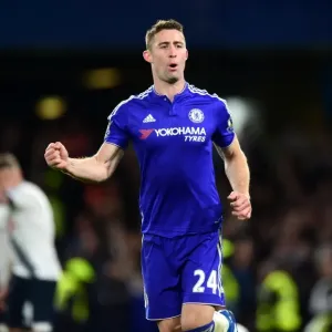 Gary Cahill Print: Chelsea's 2015-16 Premier League Goal Gary Cahill Print: Chelsea's 2015-16 Premier League Goal