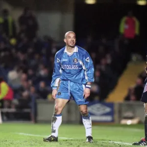 Gianluca Vialli Dirige al Chelsea en el Estadio de Stamford contra Crystal Palace, marzo de 1998 Gianluca Vialli Dirige al Chelsea en el Estadio de Stamford contra Crystal Palace, marzo de 1998