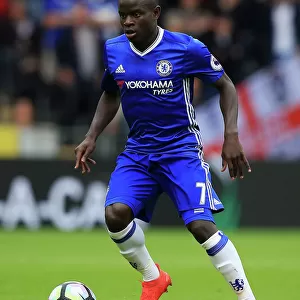 Golo Kante in Action: Chelsea's Midfield Maestro Shines Against Hull City (Away), Premier League, KCOM Stadium