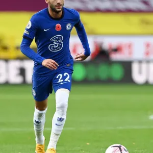 Hakim Ziyech in Azione: Burnley contro Chelsea all'Empty Turf Moor di Premier League, Ottobre 2020 Hakim Ziyech in Azione: Burnley contro Chelsea all'Empty Turf Moor di Premier League, Ottobre 2020