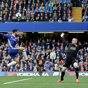 Hazard vs. Schmeichel: A Premier League Showdown - Dramatic Save: Eden Hazard's Thwarted Goal