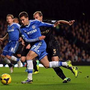 Intense Battle: Eden Hazard vs. Pablo Zabaleta - Chelsea vs. Manchester City, Premier League (October 27, 2013)