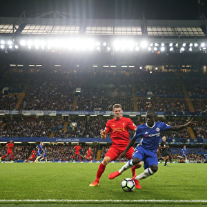 Intense Rivalry: Milner vs. Kante at Stamford Bridge - Chelsea vs. Liverpool, Premier League (2016)
