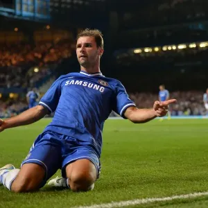 Print of Ivanovic Scoring Chelsea's Second Goal