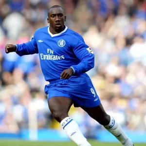 Jimmy Floyd Hasselbaink Scores the Winning Goal Print Jimmy Floyd Hasselbaink Scores the Winning Goal Print