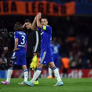 John Terry in Action: Chelsea vs NK Maribor, Champions League Group G, Stamford Bridge (October 21, 2014)
