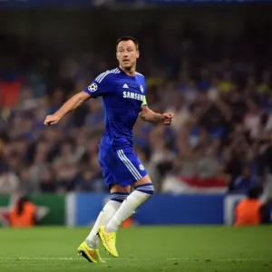 John Terry in Action Print - Stamford Bridge 2014 John Terry in Action Print - Stamford Bridge 2014