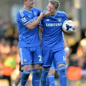 John Terry and Andre Schurrle Print - Chelsea FC