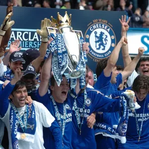 Print of John Terry Celebrating 2005-2006 Premier League Victory