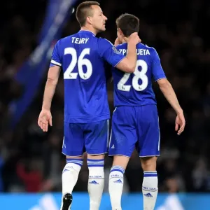 John Terry and Cesar Azpilicueta Print John Terry and Cesar Azpilicueta Print