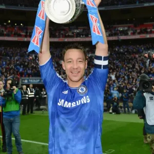 Print of John Terry at the FA Cup Final Print of John Terry at the FA Cup Final