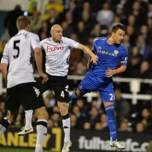 Print of John Terry scoring Chelsea's second goal at Craven Cottage Print of John Terry scoring Chelsea's second goal at Craven Cottage