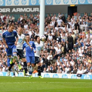 Print of John Terry Scores First Goal in Tottenham Hotspur v Chelsea 2013 Print of John Terry Scores First Goal in Tottenham Hotspur v Chelsea 2013