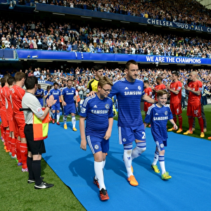 John Terry's Grand Entrance: Chelsea vs. Liverpool, Premier League 2014-2015 - Stamford Bridge