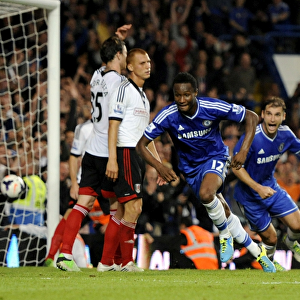Jon Obi Mikel's Euphoric Moment: Chelsea's Second Goal Against Fulham (Sept 21, 2013)