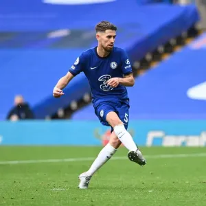 Print of Jorginho scoring Chelsea's fourth goal