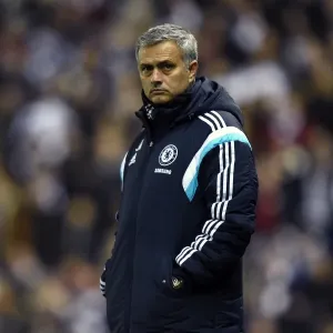 Jose Mourinho and Chelsea Face Derby County Print