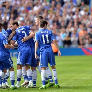 Chelsea FC Print - Stamford Bridge Matchday 18th August 2013