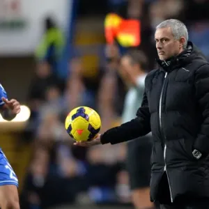 Jose Mourinho Leads Chelsea Print: Stamford Bridge Match Jose Mourinho Leads Chelsea Print: Stamford Bridge Match