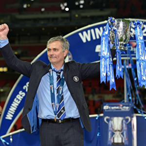 Jose Mourinho Lifts the Capital One Cup: Chelsea's Victory over Tottenham Hotspur at Wembley Stadium (March 1, 2015)